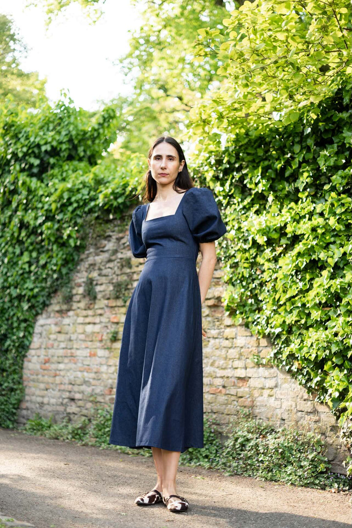 Square Dress x Puff Sleeves Pattern