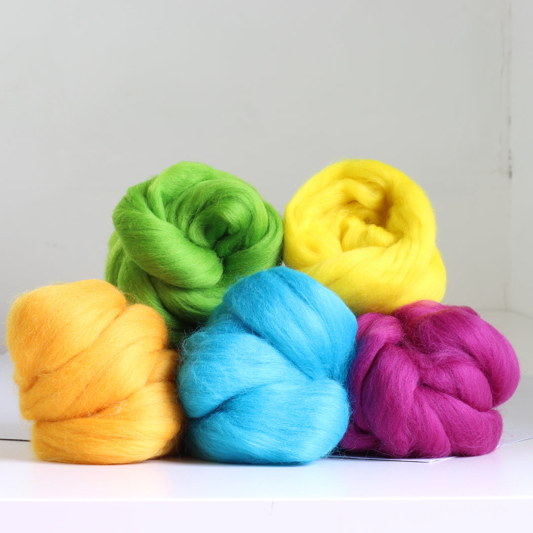 Summer Bundle Wool Roving
