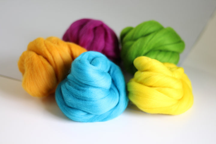 Summer Bundle Wool Roving