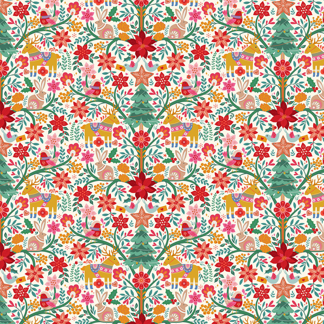 Deck the Halls by the 1/4 Yard - Nordic Noel