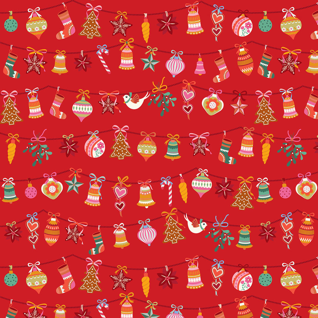 Deck the Halls by the 1/4 Yard - Garlands