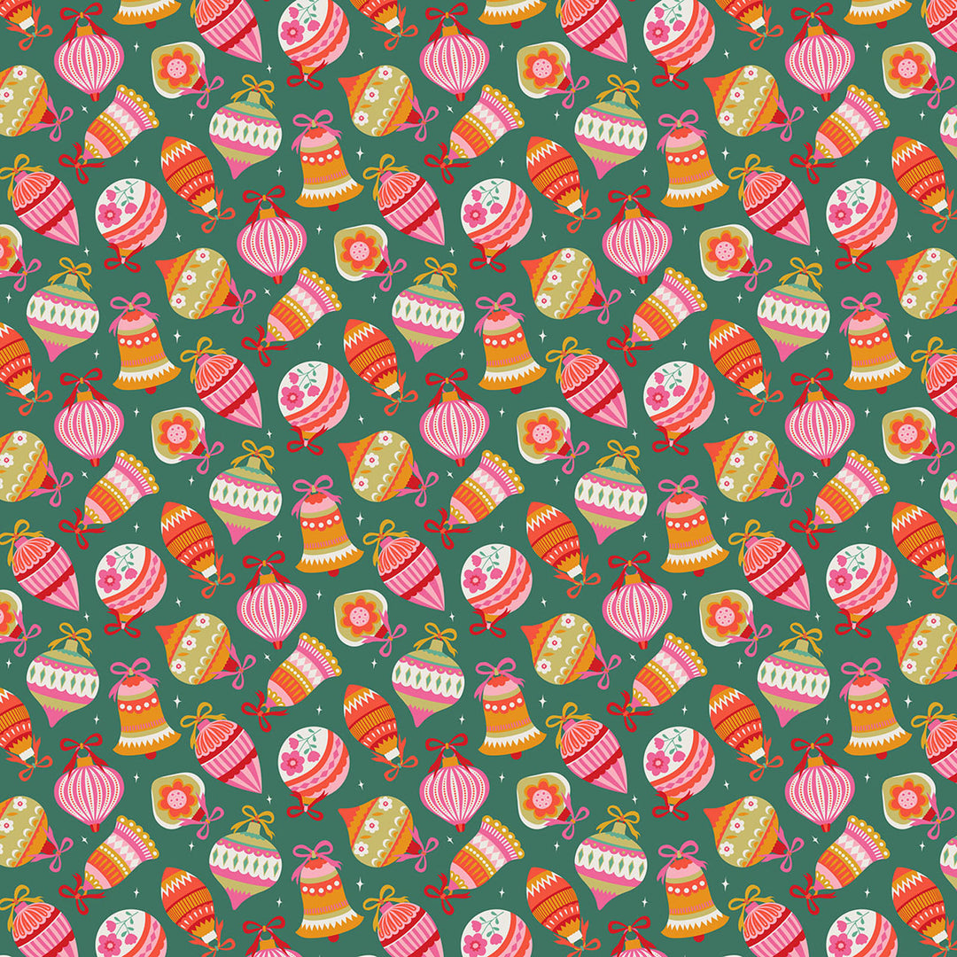 Deck the Halls by the 1/4 Yard - Baubles