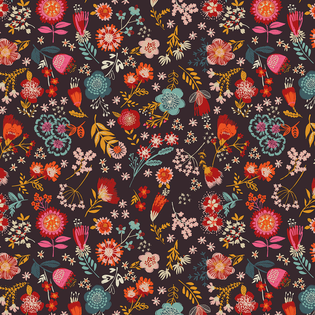 Fine Folk by the 1/4 Yard - Calico Blooms
