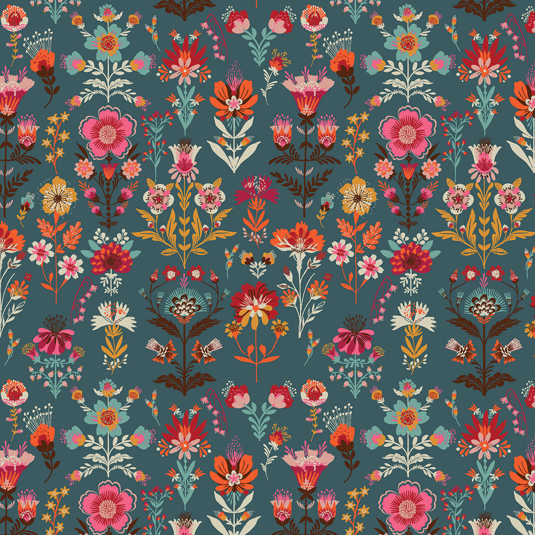 Fine Folk by the 1/4 Yard - Country Blooms