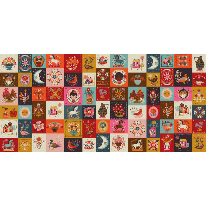 Fine Folk by the 1/4 Yard - Quilted Folk