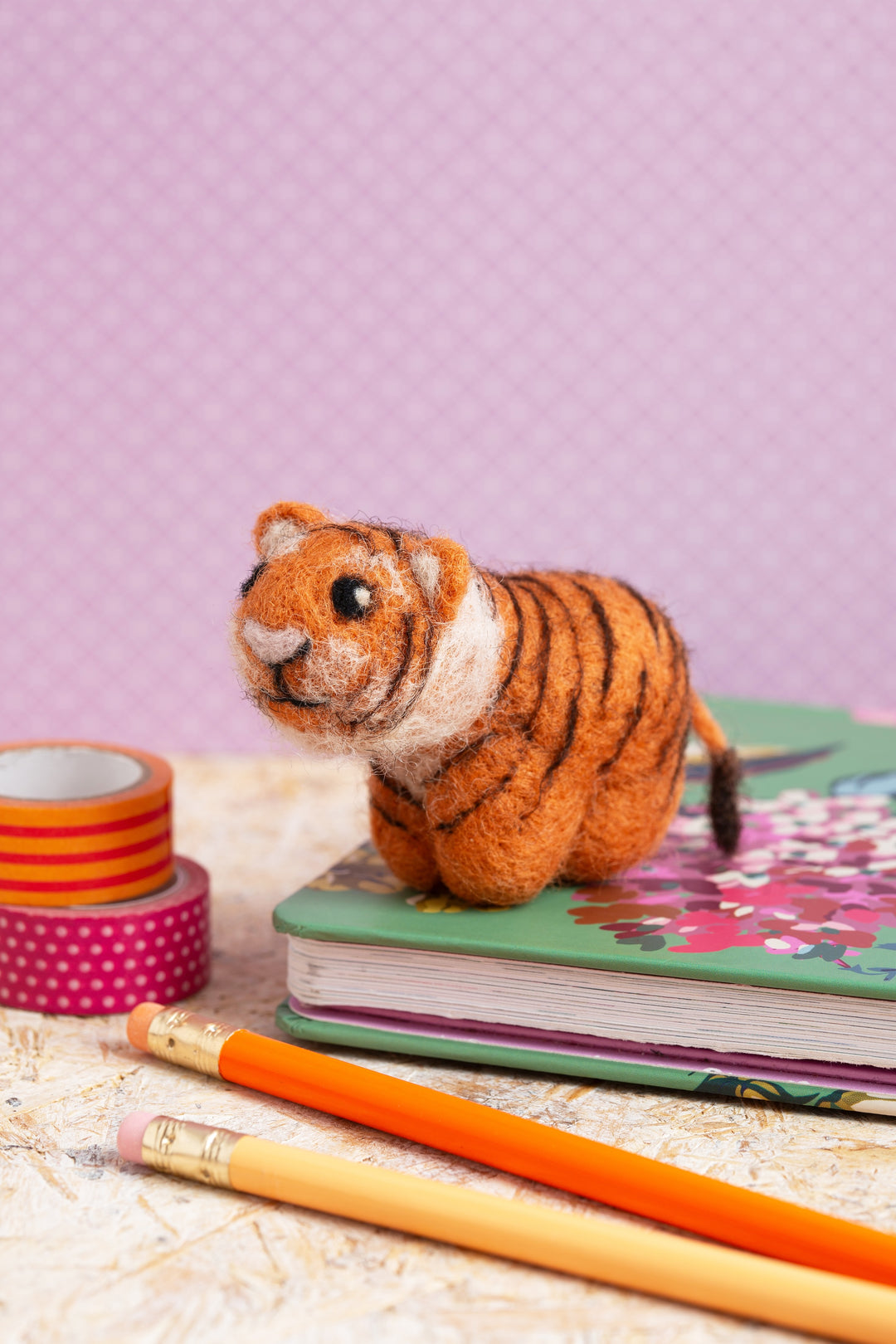 Tiger Mini Needle Felting Kit
