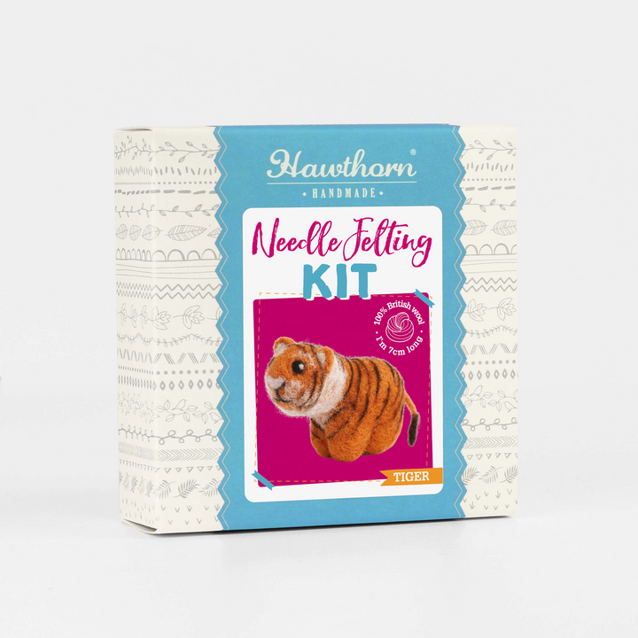 Tiger Mini Needle Felting Kit