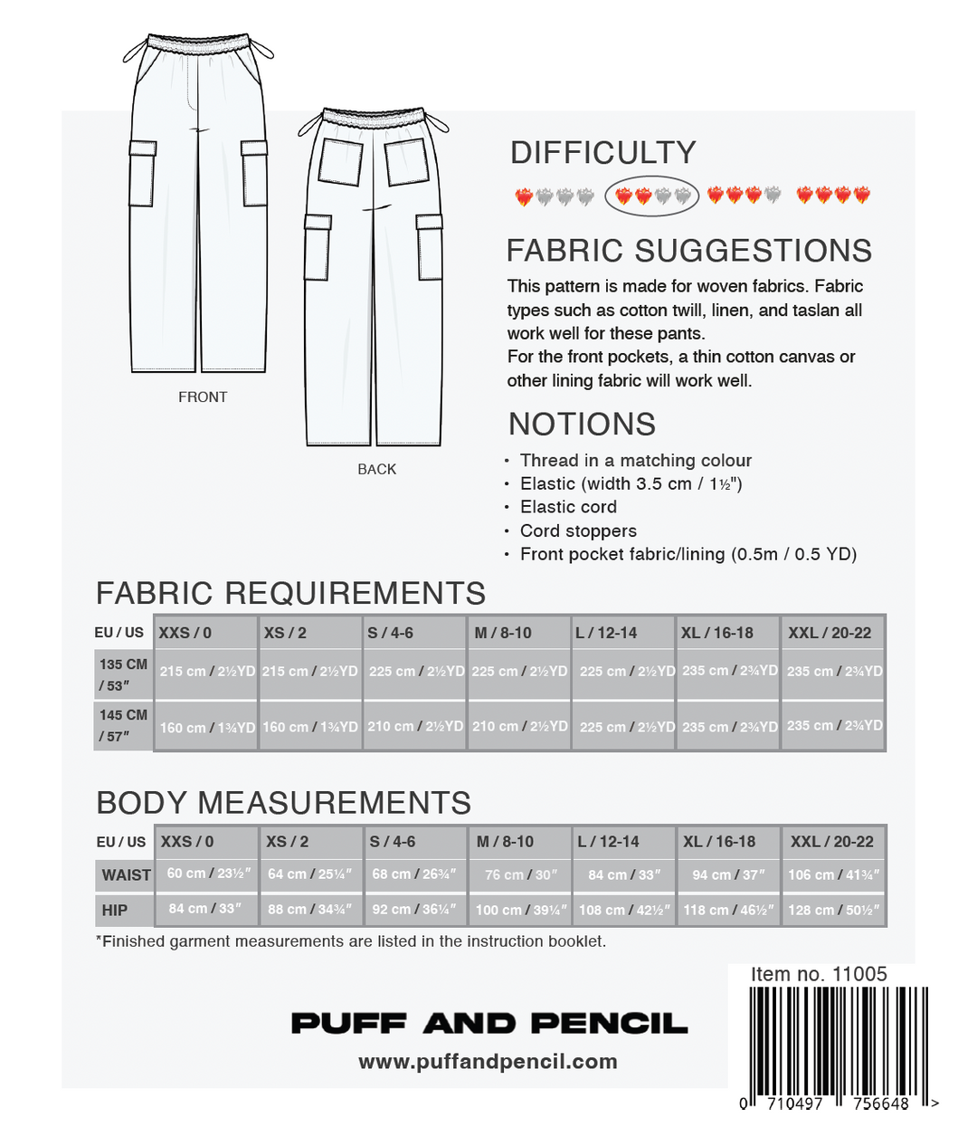 Versa Pants Pattern