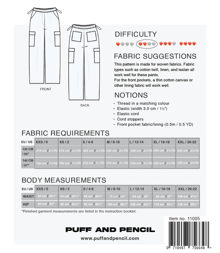 Versa Pants Pattern