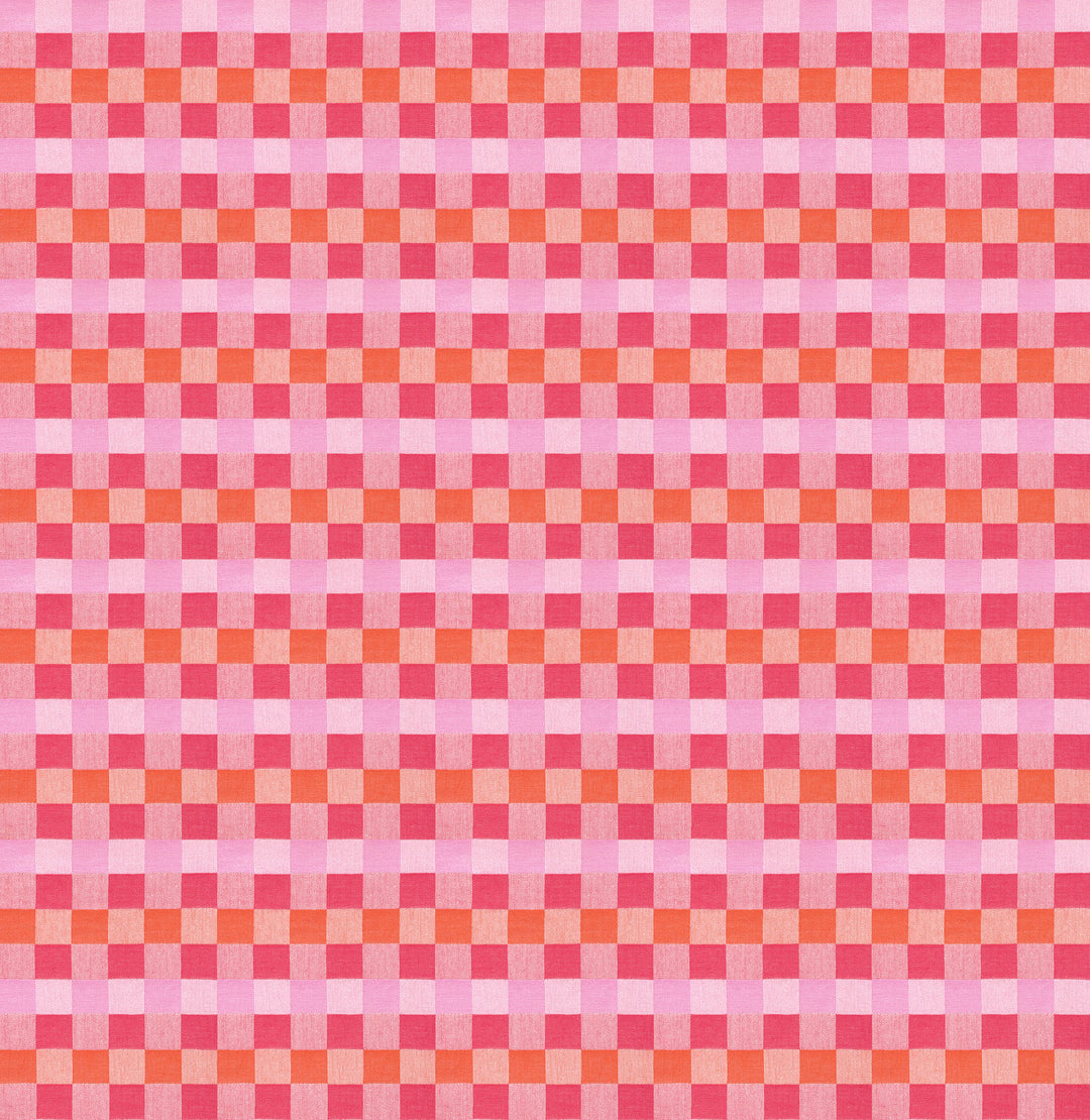 Check Mates by the 1/4 Yard - Bubblegum