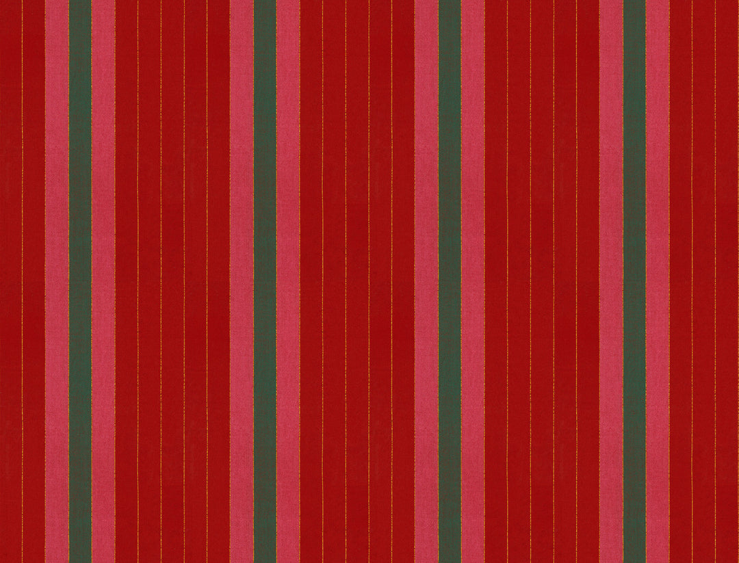 Silver Lining by the 1/4 Yard - Ribbons Cherry