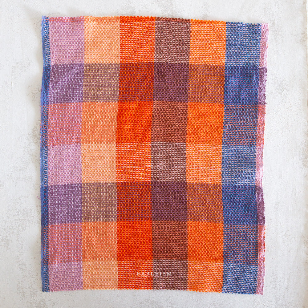 Waffle Happy Checkers by the 1/4 Yard - Sorbet