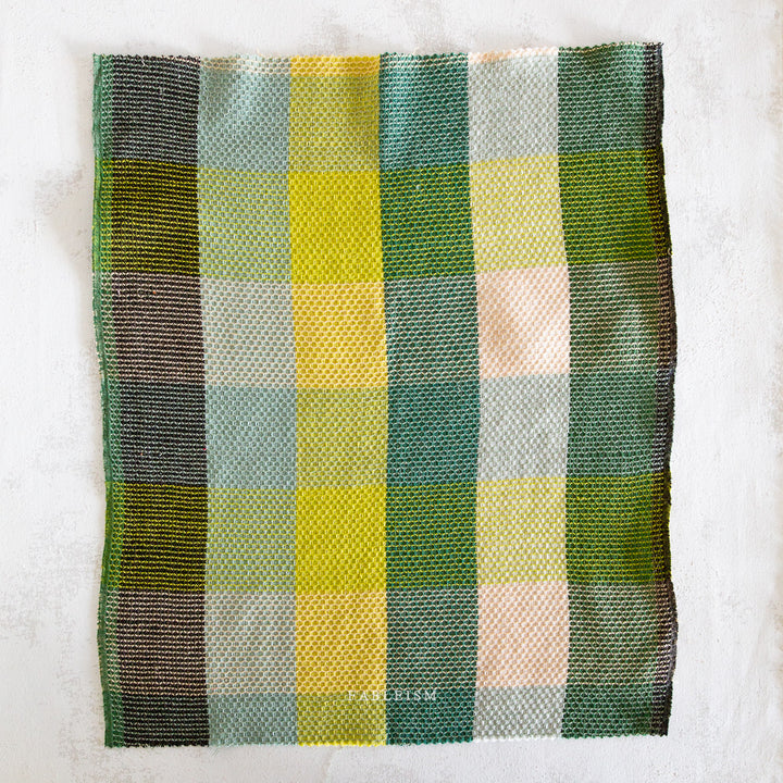 Waffle Happy Checkers by the 1/4 Yard - Limon