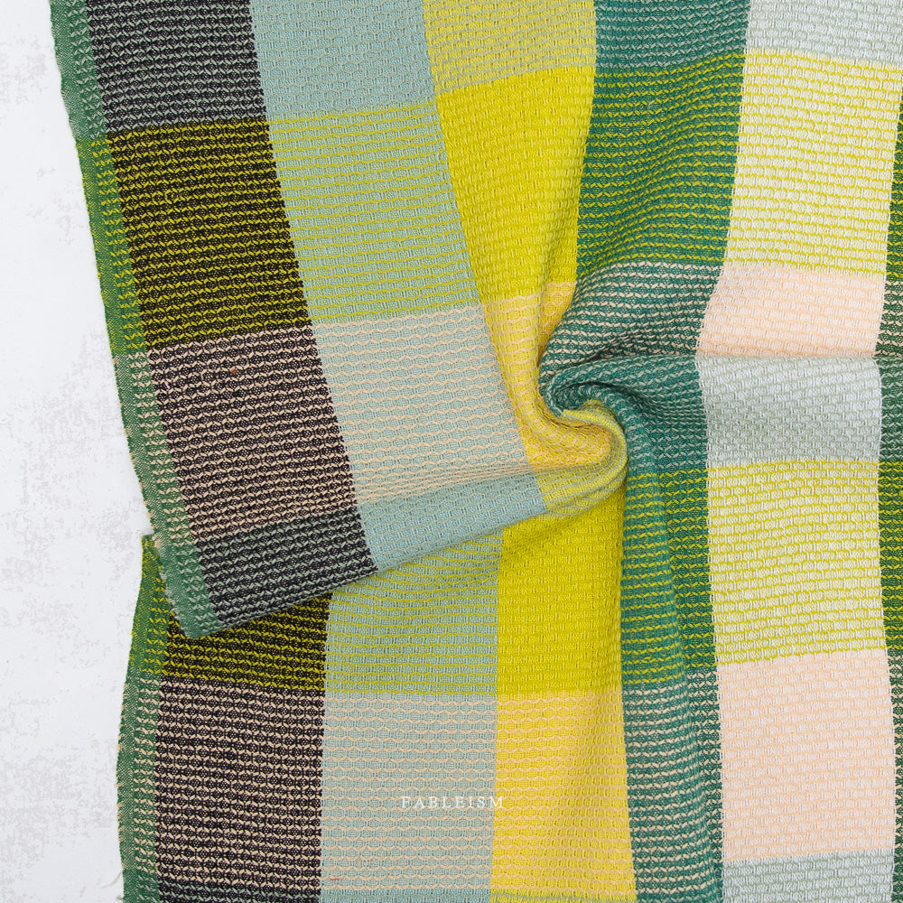 Waffle Happy Checkers by the 1/4 Yard - Limon