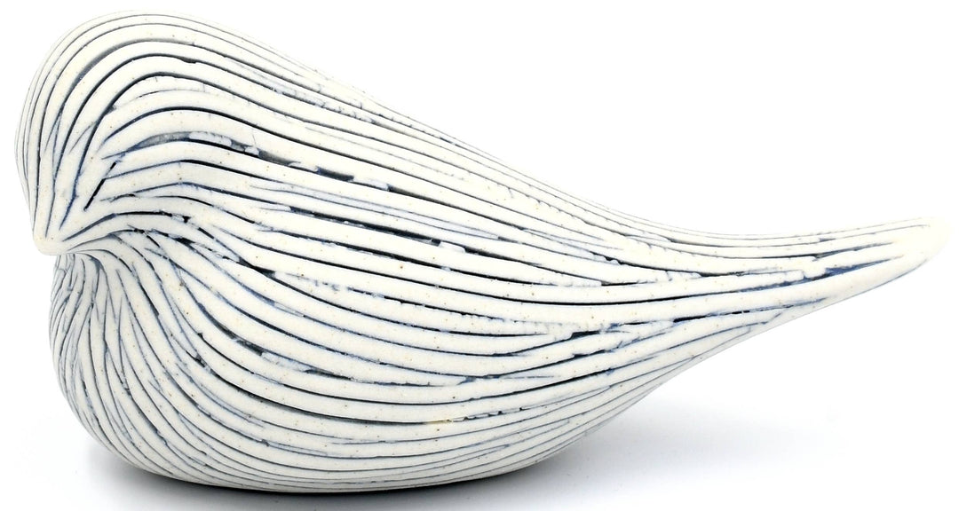 Handcrafted Mini Bird Etched Stripe