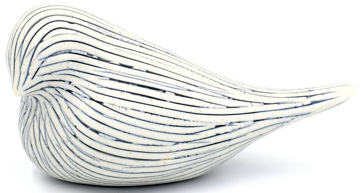 Handcrafted Mini Bird Etched Stripe