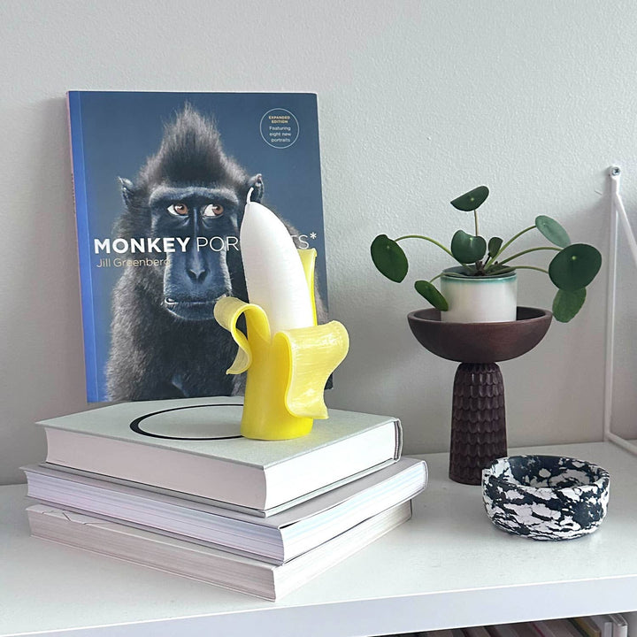Big Banana Candle - Handmade, 6.5" Tall, 16 Hr burn