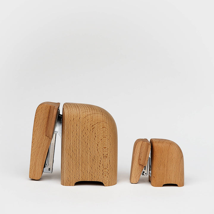 Wooden Elephant Staplers - Mama and Baby