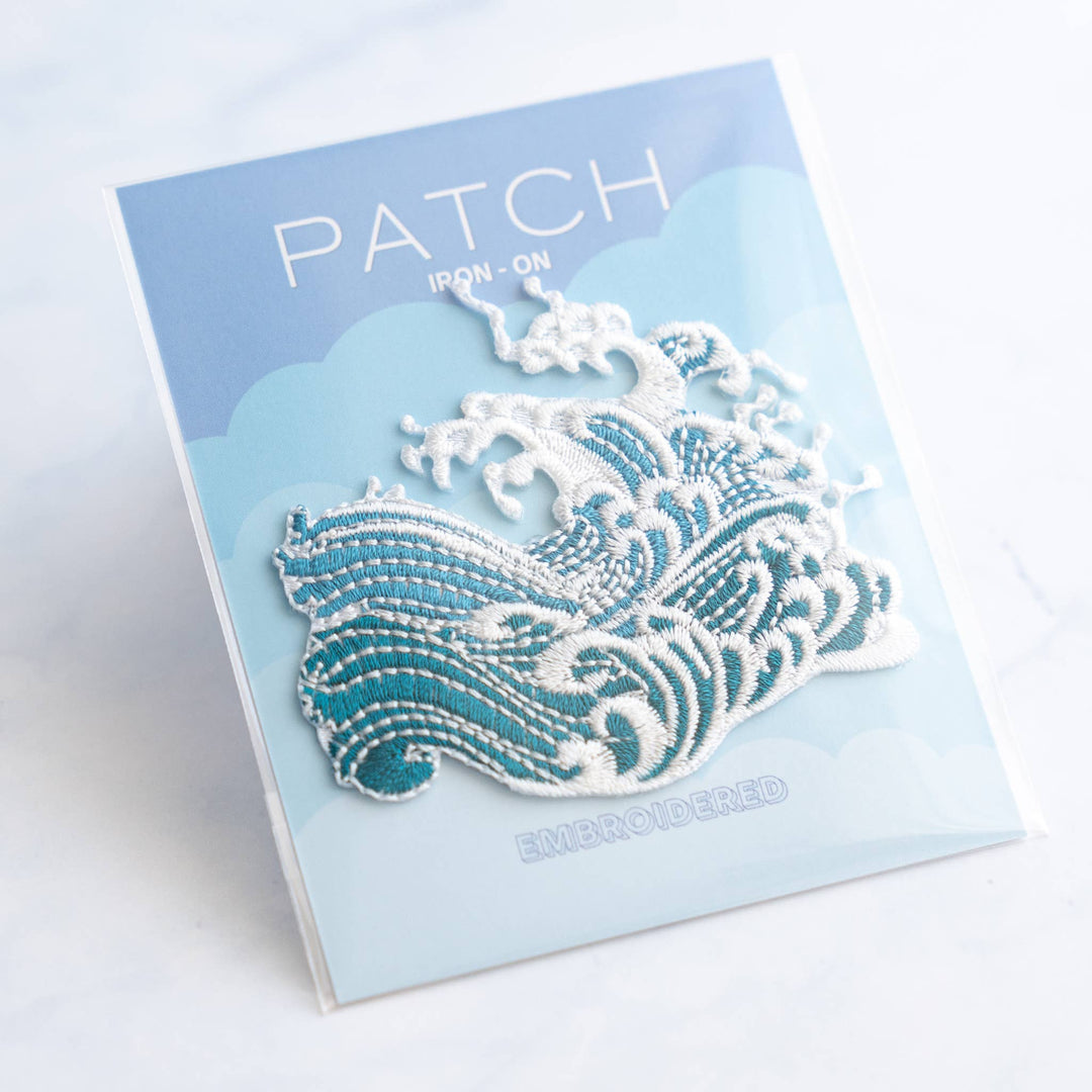 Ocean Wave - Iron on Patch