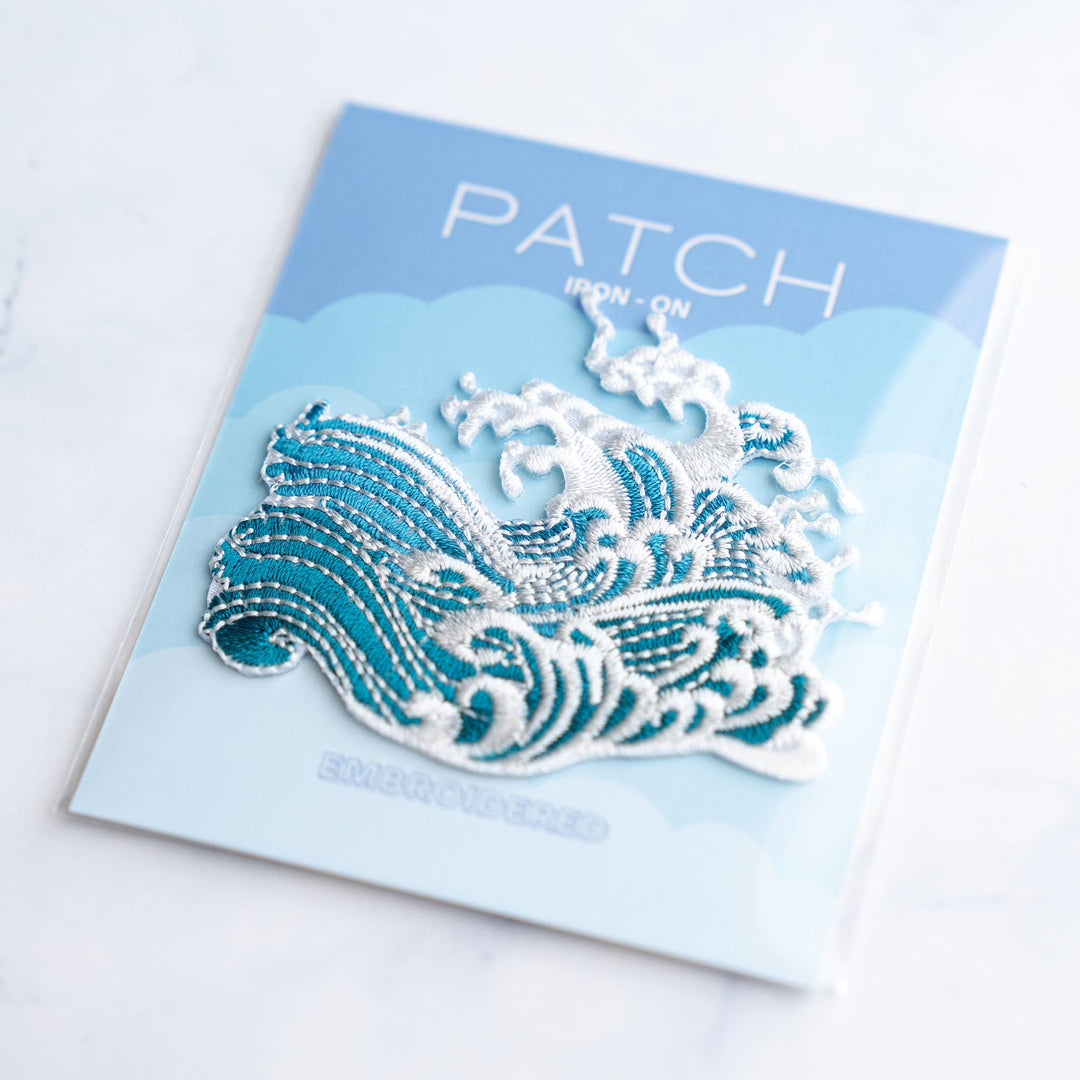 Ocean Wave - Iron on Patch