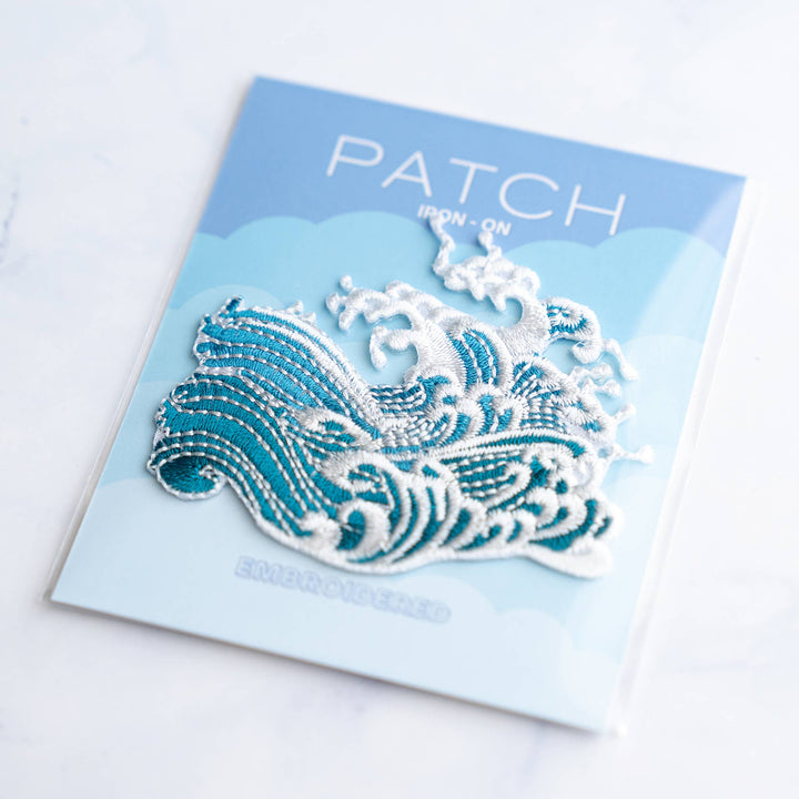 Ocean Wave - Iron on Patch