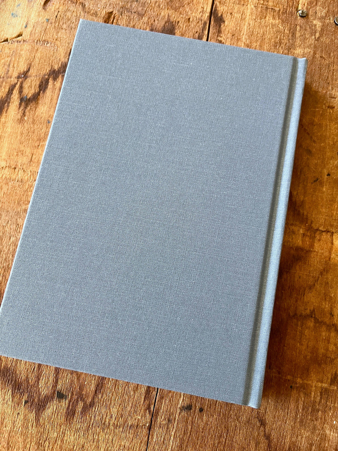 Foil Stamped Linen Journal: Denim Blue