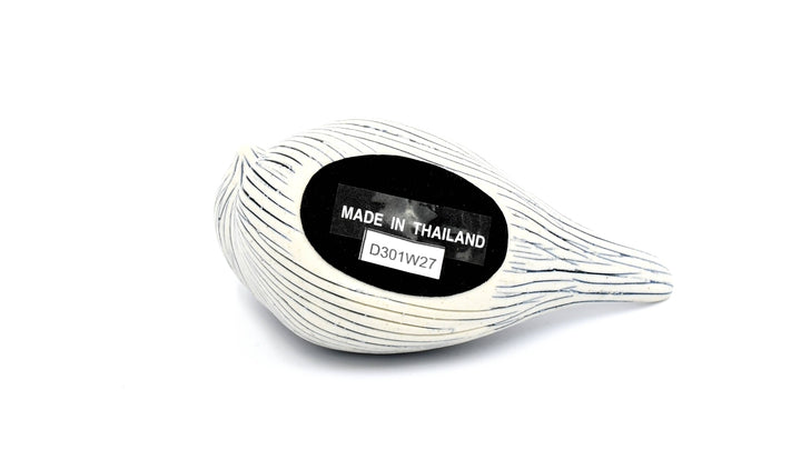 Handcrafted Mini Bird Etched Stripe