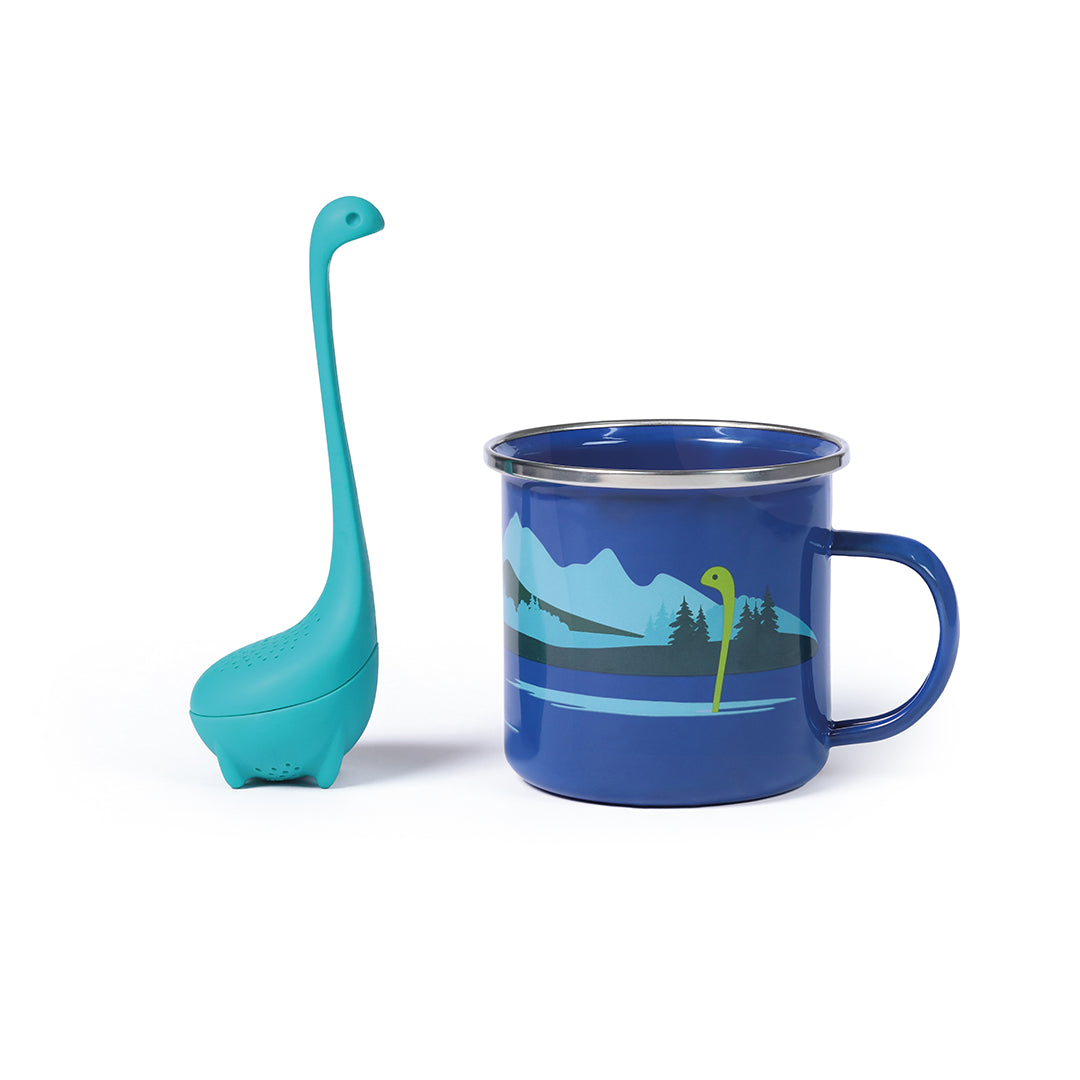 Cup of Nessie Tea Infuser & Cup Blue