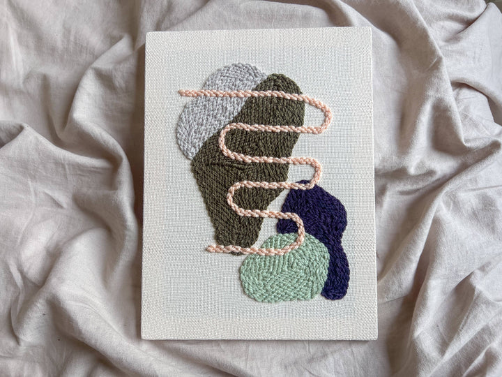 "Pebbles I" - Punch Needle Kit