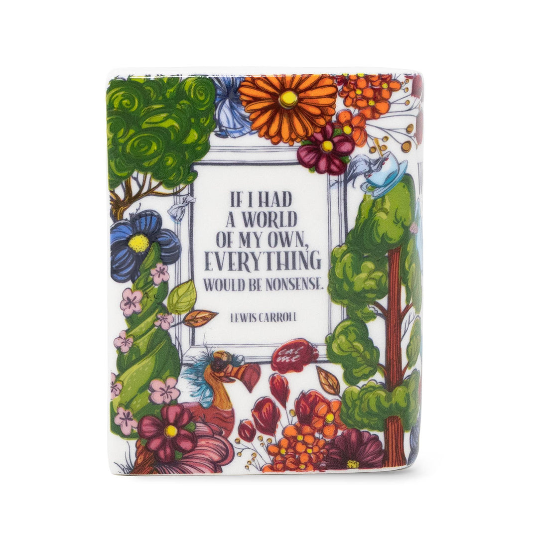 Book Candle, Alice in Wonderland Floral Nonsense