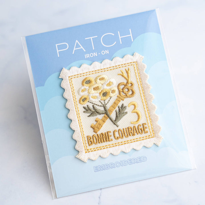 Vintage Stamps - Iron on Patch