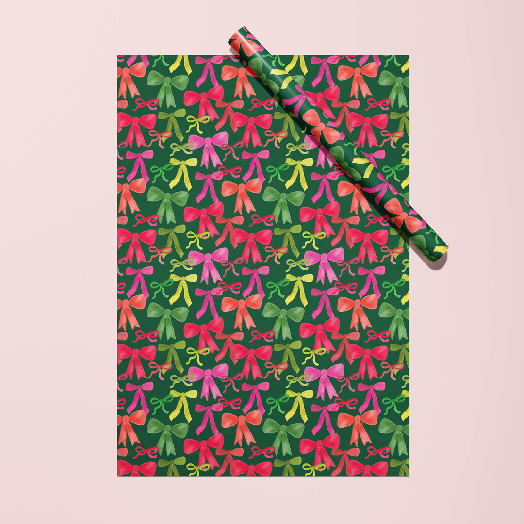 Christmas Bows Gift Wrap