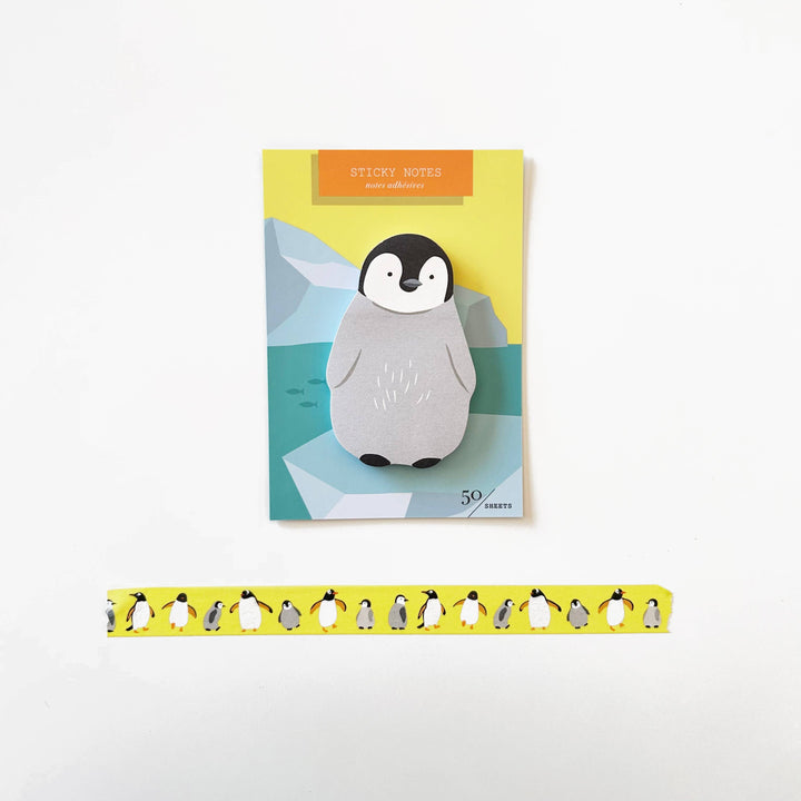 Penguin Die Cut Single Sticky Notes