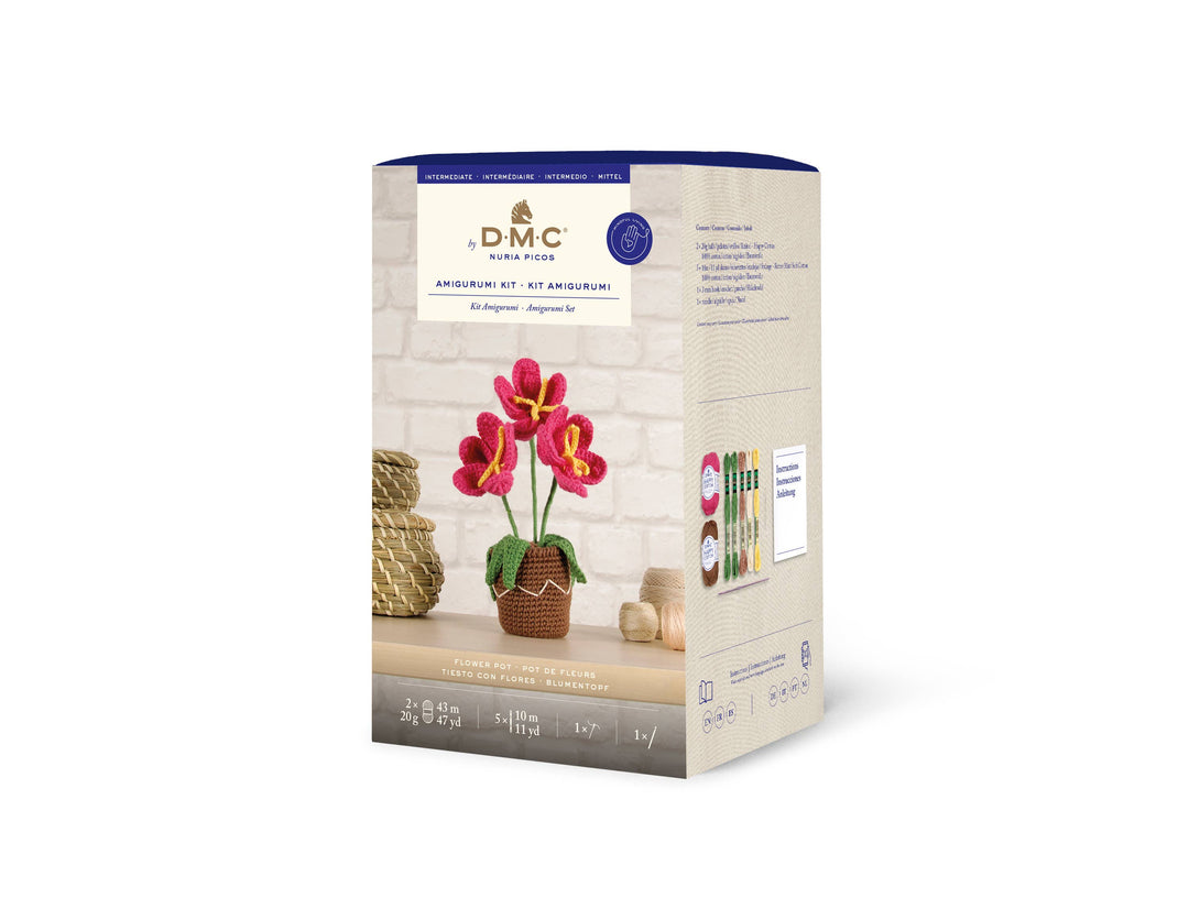 NEW DMC Flowerpot Amigurumi Kit