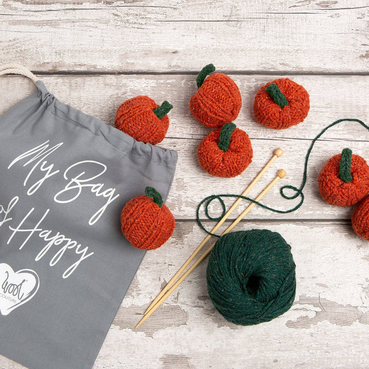 Mini Knitted Pumpkin Kit Halloween
