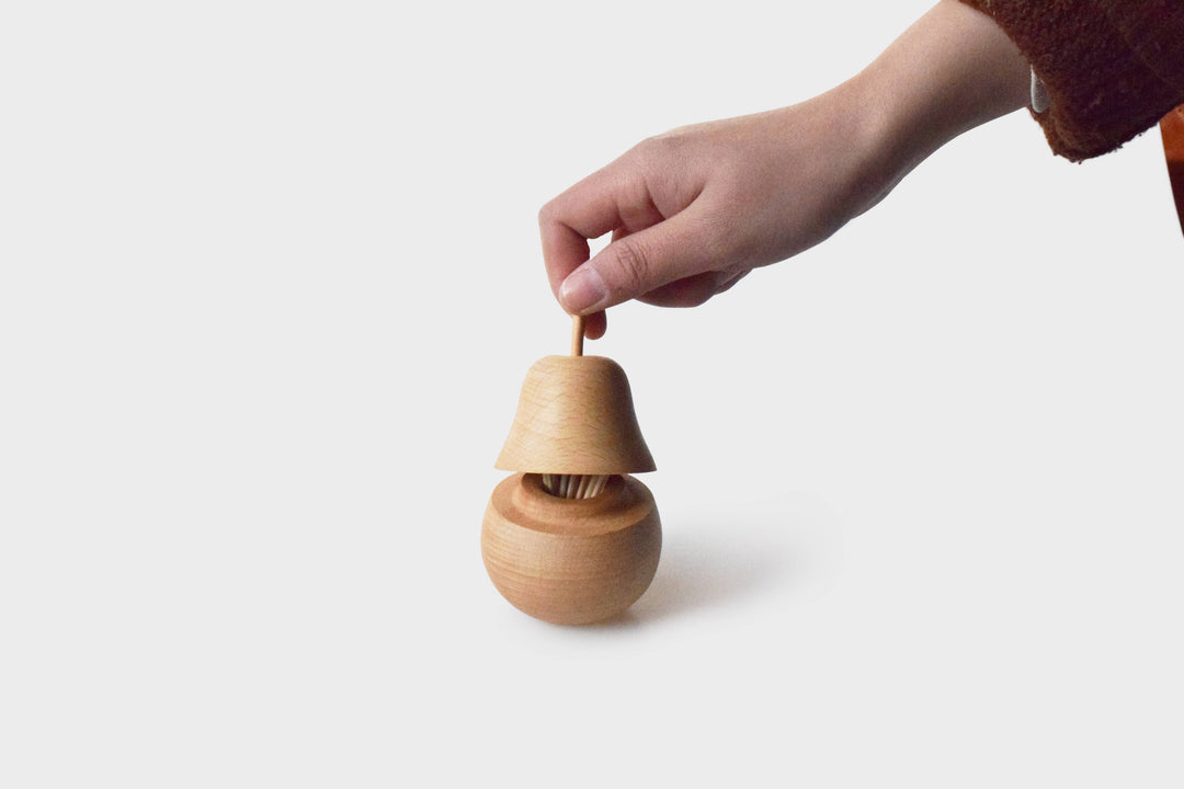 Pear Toothpick Holder – Handcrafted/ Natural Storage Box