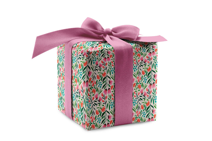 White Garden Wrapping Paper | 2 Sheets, 20" x 29"