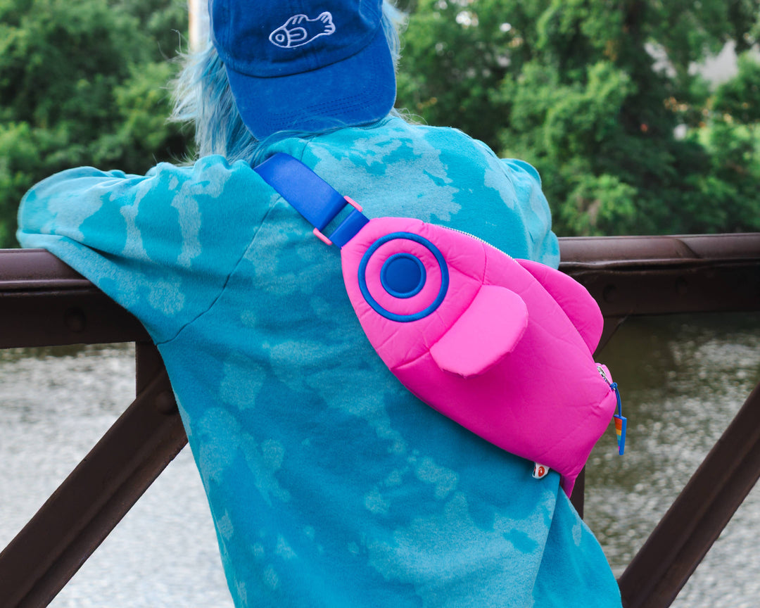 The Fish Bag - Sporty Pink