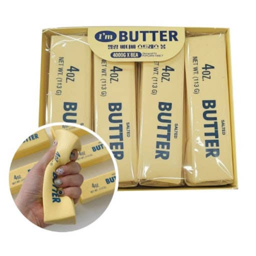 Butter Stress Ball – Soft &amp; Slow-Rebound Squishy Toy