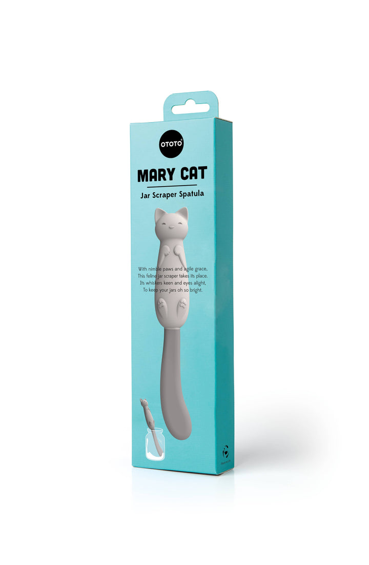 Mary Cat Jar Spatula for Scooping and Scrap - Kitchen Gifts