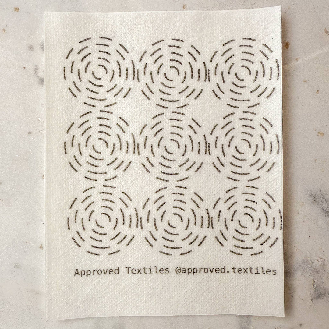 Eva Hesse Geometric Shapes: Mending + Embellishment Transfer