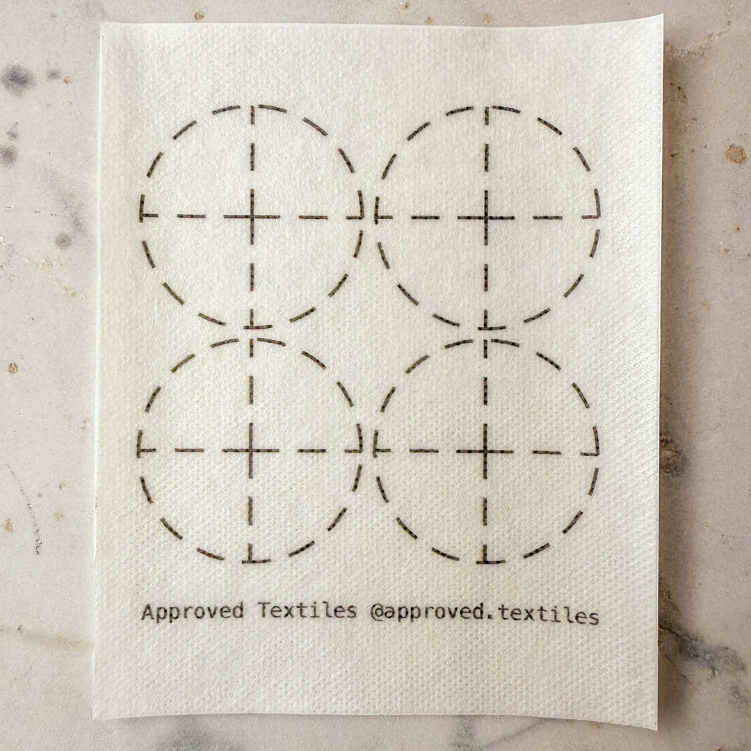 Eva Hesse Geometric Shapes: Mending + Embellishment Transfer