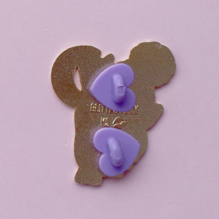 Primrose Cat Enamel Pin: Non-Binary Pride