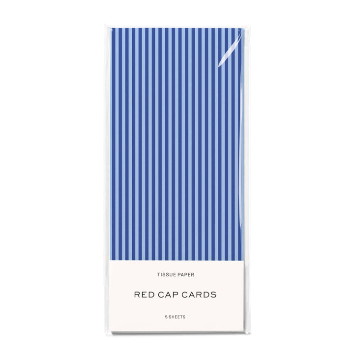 Blue Pinstripes tissue paper