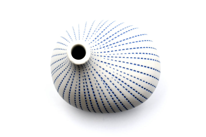 Handcrafted Asymmetrical Porcelain Bud Vase