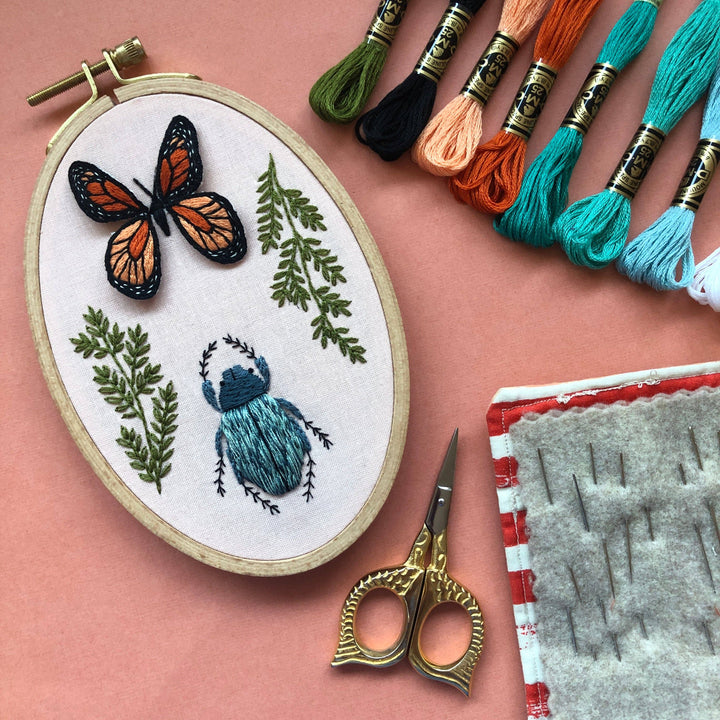Bug Collector- Advanced 3D Hand Embroidery DIY Craft Kit