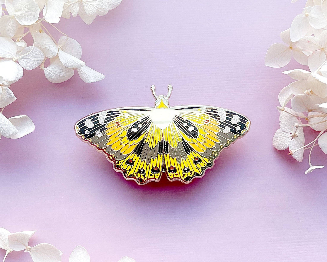 Painted Lady Butterfly Enamel Pin