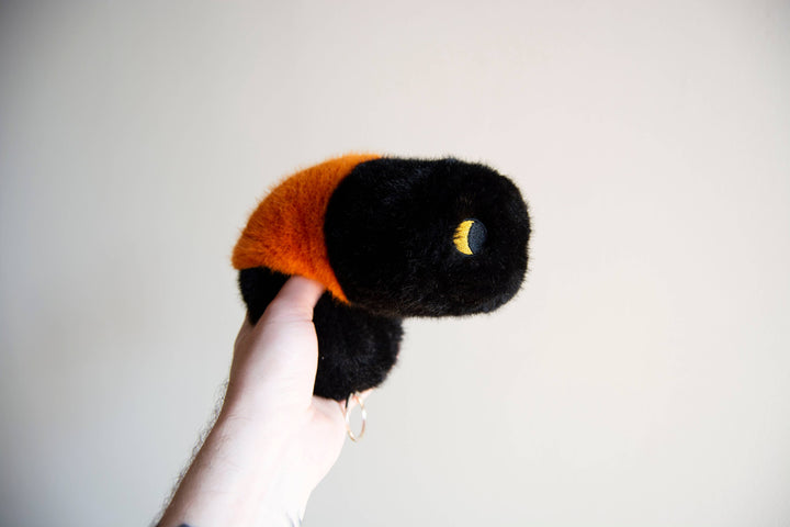 Wooly Bear Caterpillar Weighted Plush