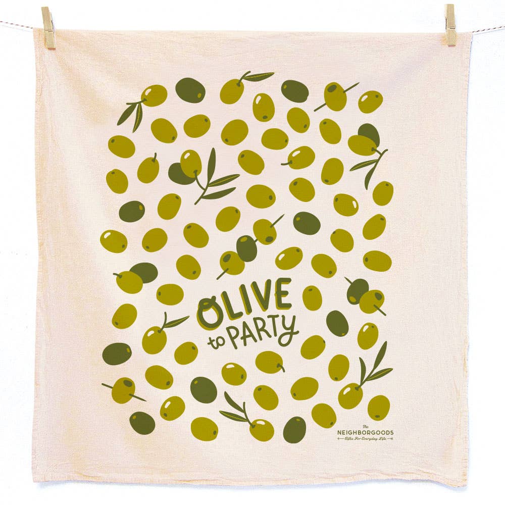 OLIVES WITH A TWIST - Tea Towel Set of 2