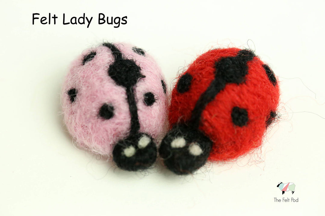 Felt Lady Bugs